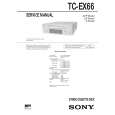 SONY TC-EX66 Service Manual