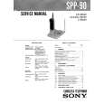 SONY SPP90 Owners Manual