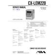 SONY CX-LEM220 Service Manual