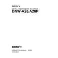 SONY DNW-A28P Owners Manual