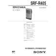 SONY SRFR405 Service Manual