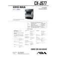 SONY CXJS77 Service Manual
