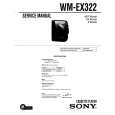 SONY WM-EX322 Service Manual
