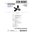 SONY ECMMS907 Service Manual