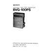 SONY BVG100PS Service Manual