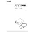 SONY XC-333 Service Manual