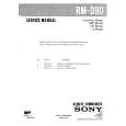 SONY RMD90 Parts Catalog