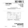 SONY XEC-S Service Manual