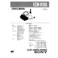 SONY ECMR100 Service Manual