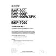 SONY BVP-900WSPK Service Manual