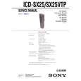 SONY ICDSX25 Service Manual
