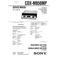 SONY CDXM850MP Service Manual
