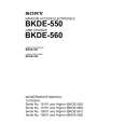 SONY BKD-E550 Service Manual