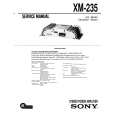 SONY XM-235 Service Manual
