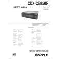 SONY CDXC6850R Service Manual