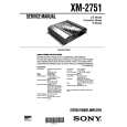 SONY XM2751 Service Manual