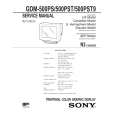 SONY GDM500PS/PST Service Manual