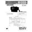 SONY KVFX29TD Service Manual