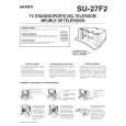 SONY SU27F2B Owners Manual