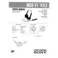 SONY MDRV1EX Service Manual
