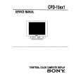 SONY CPD-15SX1 Service Manual