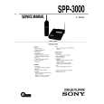 SONY SPP3000 Service Manual