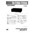 SONY TAF120A Service Manual