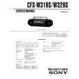SONY CFS-W329S Service Manual