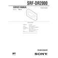 SONY SRFDR2000 Service Manual