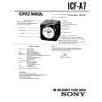 SONY ICFA7 Service Manual