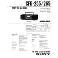 SONY CFD-265 Service Manual