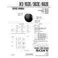 SONY XS-102E Service Manual