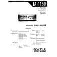 SONY TA-1150 Service Manual