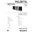 SONY PHCZW770L Service Manual
