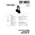 SONY SRFHM20 Service Manual