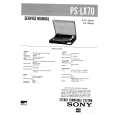 SONY PSLX70 Service Manual