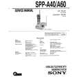 SONY SPPA60 Owners Manual
