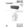 SONY CDX737 Service Manual