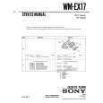 SONY WMEX17 Service Manual