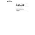 SONY ES7-KIT1 Service Manual