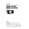 SONY BVM1410PM Owners Manual