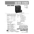 SONY XOD70CD Service Manual