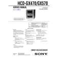 SONY HCD-GX570 Service Manual