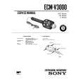 SONY ECMV3000 Service Manual
