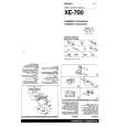 SONY XE-700 Owners Manual