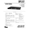 SONY DPSD7 Service Manual