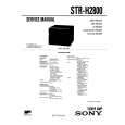 SONY STRH2800 Service Manual