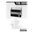 SONY TFM-1000W Service Manual