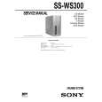 SONY SSWS300 Service Manual