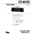 SONY CFSW420S Service Manual